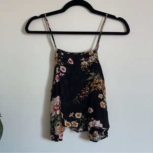 LAST CHANCE! Gone 11/28! Anthropologie floral crop camisole